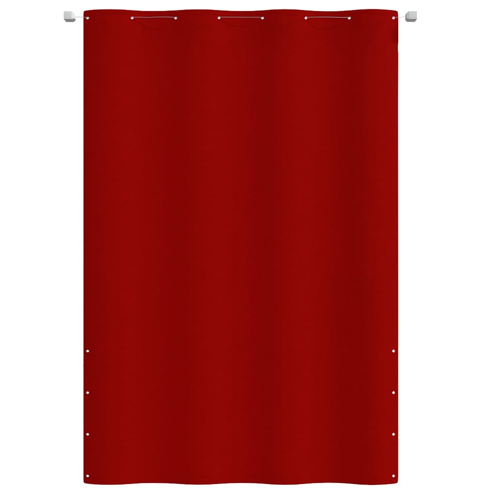 Vidaxl Balkon Bildschirm 160x240 cm Oxford Stoff rot