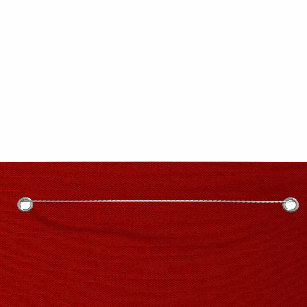 Vidaxl Balkon Bildschirm 160x240 cm Oxford Stoff rot