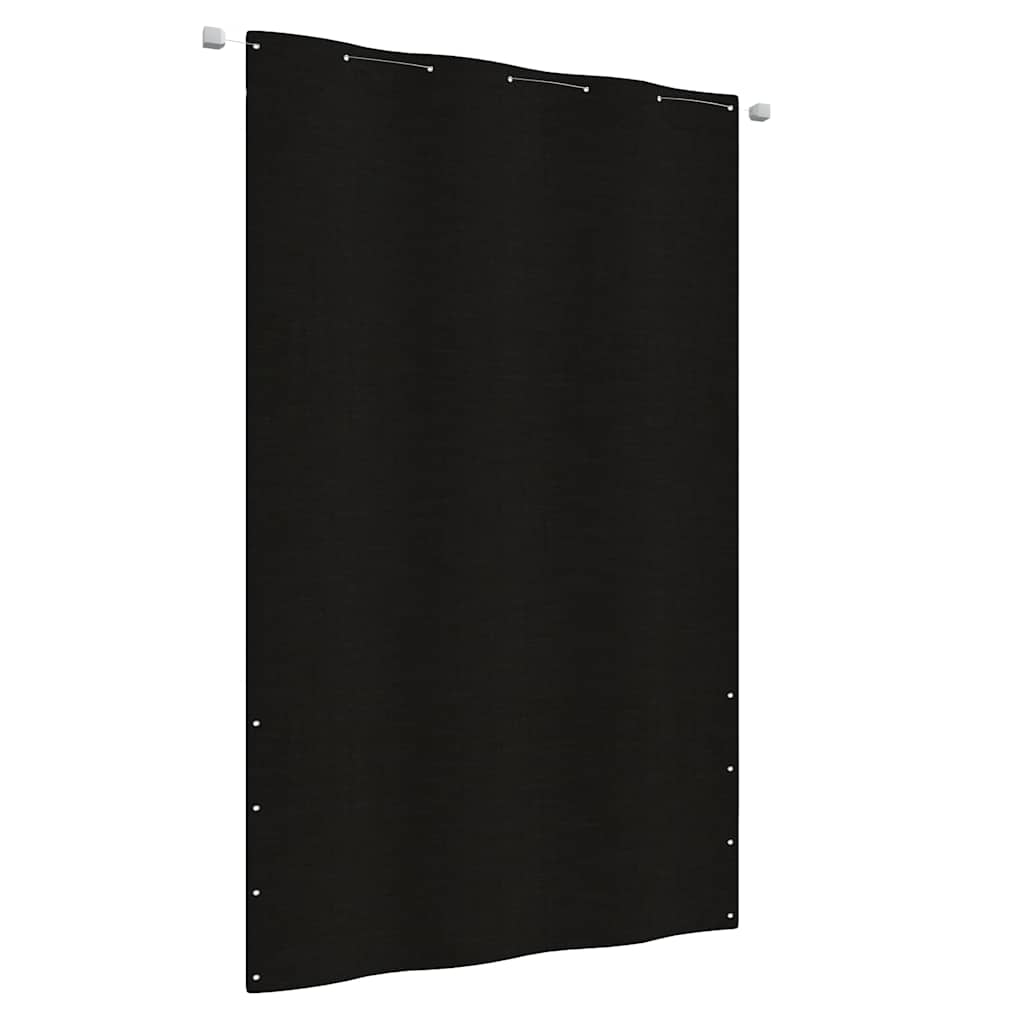 Vidaxl Balkon Bildschirm 140x240 cm Oxford Stoff schwarz