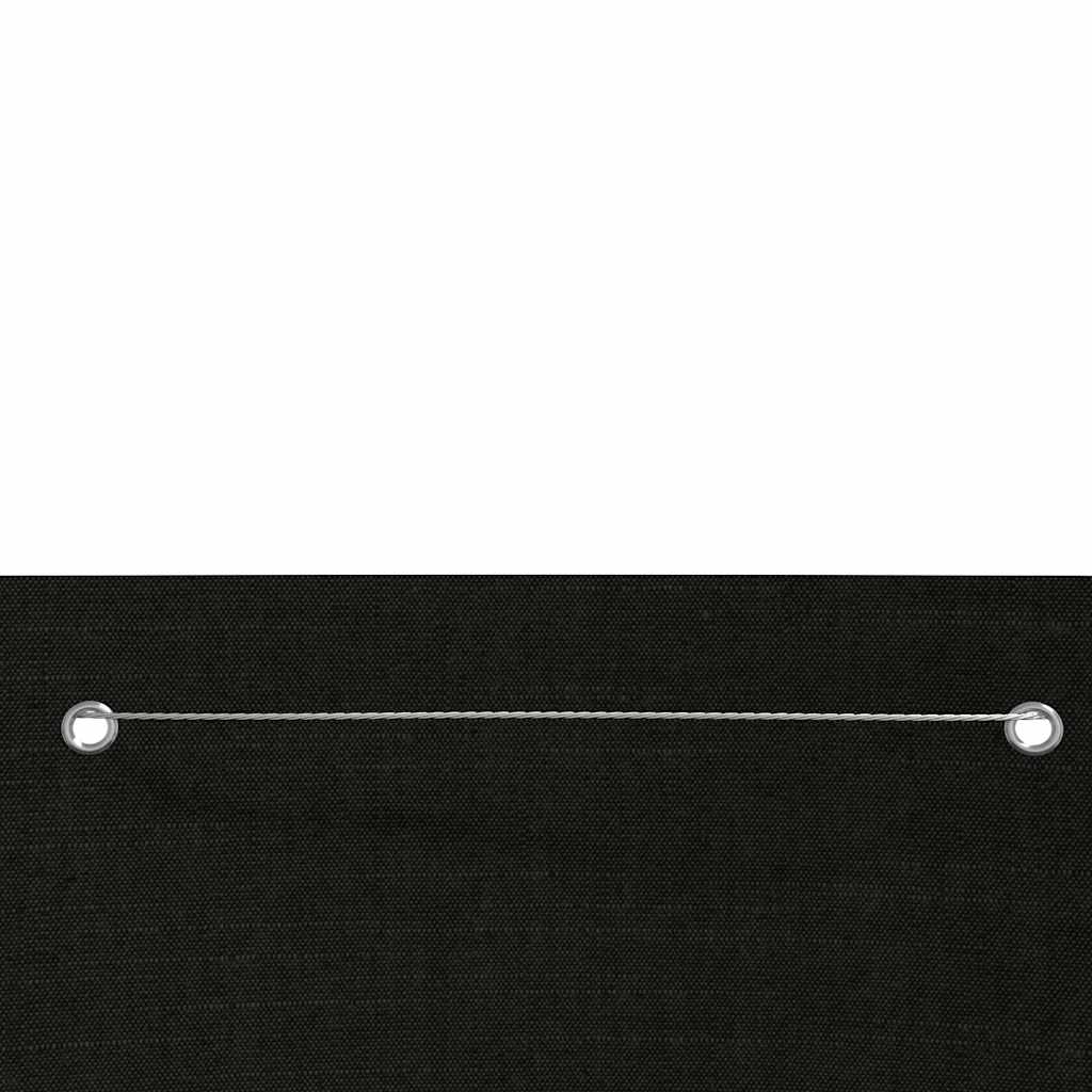 Vidaxl Balkon Bildschirm 140x240 cm Oxford Stoff schwarz