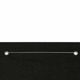 Vidaxl Balkon Bildschirm 140x240 cm Oxford Stoff schwarz