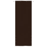 Vidaxl Balkon Bildschirm 80x240 cm Oxford Stoff braun