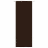 Vidaxl Balkon Bildschirm 80x240 cm Oxford Stoff braun