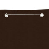 Vidaxl Balkon Bildschirm 80x240 cm Oxford Stoff braun