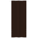 Vidaxl Balkon Bildschirm 100x240 cm Oxford Stoff braun