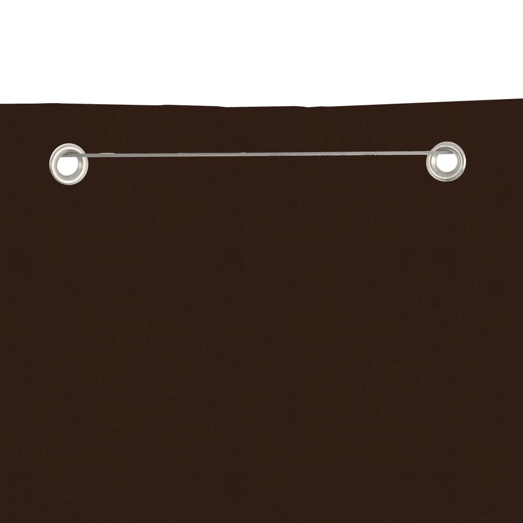 Vidaxl Balkon Bildschirm 140x240 cm Oxford Stoff braun