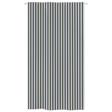VIDAXL -Balkon -Bildschirm 140x240 cm Oxford Stoffanthrazit -geläutet und weiß