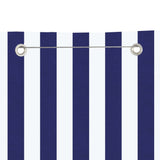 Vidaxl Balkon Bildschirm 120x240 cm Oxford Stoff blau und weiß