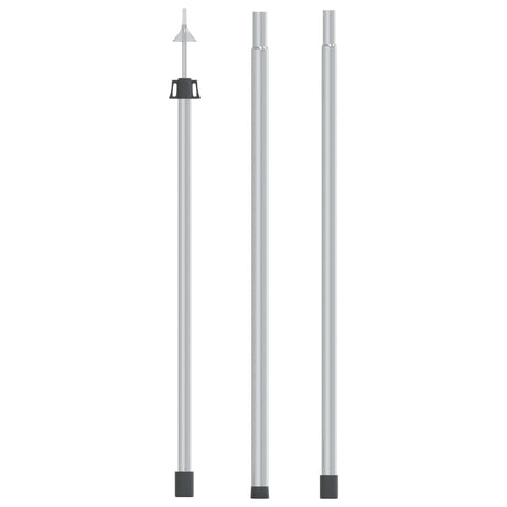 Vidaxl Luifelstok Teleskope 102-260 cm Aluminium