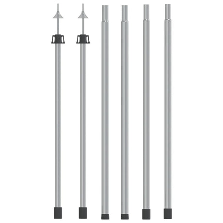 Vidaxl Laifel Sticks 2 PC Telescopic 102-260 cm Aluminium