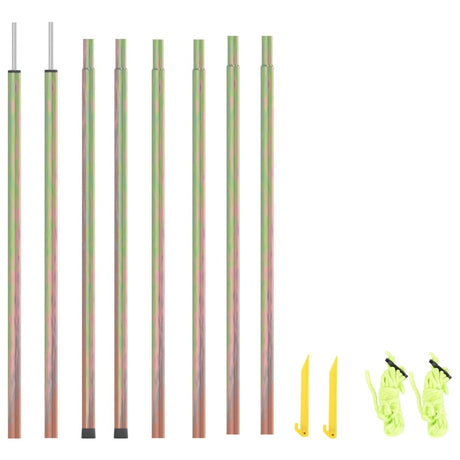 VidaXL sunset poles 2 st 200 cm galvanized steel