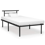 Vidaxl bedframe metaal zwart 100x200 cm