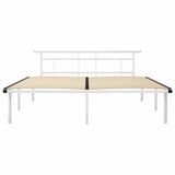 Vidaxl bedframe metaal wit 200x200 cm
