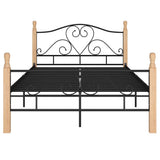 Vidaxl bedframe metaal zwart 120x200 cm