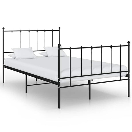 Vidaxl bedframe metaal zwart 120x200 cm