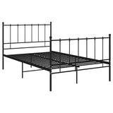 Vidaxl bedframe metaal zwart 120x200 cm
