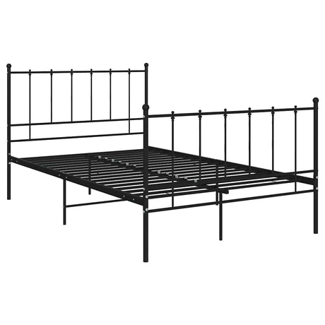 Vidaxl bedframe metaal zwart 120x200 cm