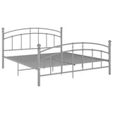 Vidaxl bedframe metaal grijs 200x200 cm