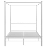 Vidaxl hemelbedframe metaal wit 160x200 cm