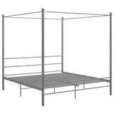 Vidaxl hemelbedframe metaal grijs 180x200 cm