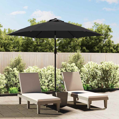 VidaXL Ersatztuch für Sonnenschirm 300 cm schwarz