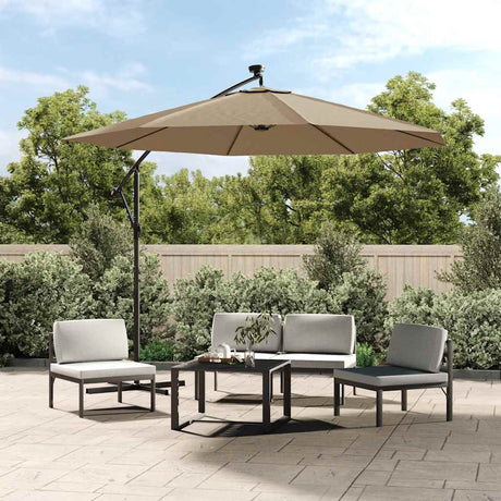 Vidaxl Ersatztuch für schwimmende Parasol 350 cm Taupe