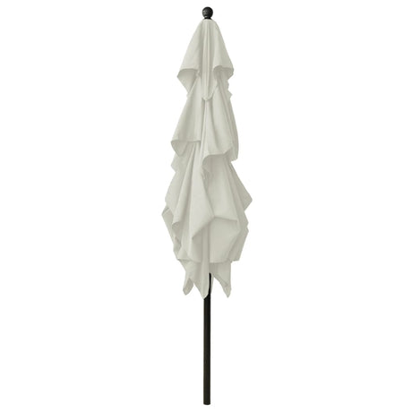 Vidaxl Parasol 3-Schicht mit Aluminiumpol 2,5 x 2,5 m sandfarben