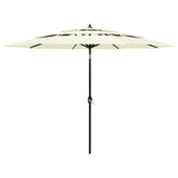Vidaxl Parasol 3-Schicht mit Aluminiumpol 3 m sandfarben