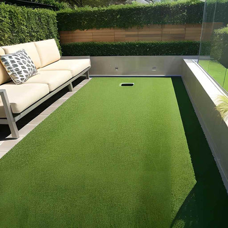 Vidaxl künstliches Gras 7 9 mm 1x8 m grün