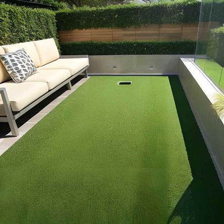 Vidaxl künstliches Gras 7 9 mm 1x20 m Grün