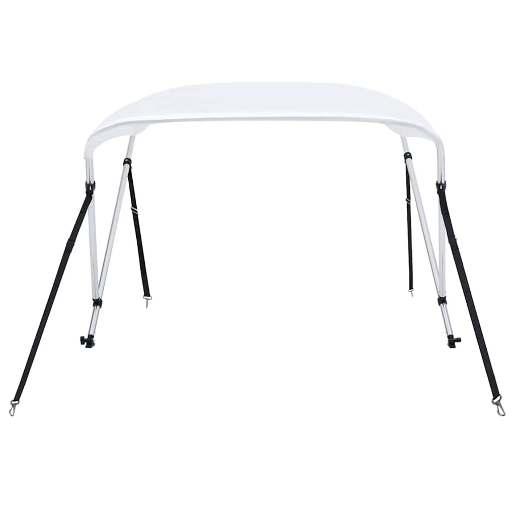 Vidaxl Biminitop 2-BOWS 180x150x110 cm Weiß