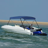 Vidaxl Biminitop 2-Bows 180x150x110 cm Marineblau