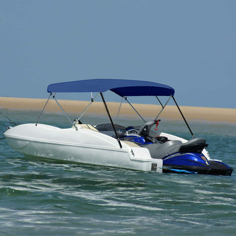 Vidaxl Biminitop 4-Boogs 243x (230-244) X137 cm Marineblau
