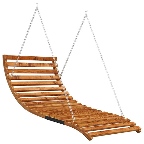 Vidaxx Schaukelbett 115x147x46 cm Bugholz mit Teak-Finish