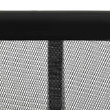 Vidaxl Fly Vorhang 100x220 cm Polyesternetz schwarz schwarz
