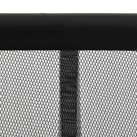 Vidaxl Fly Vorhang 100x220 cm Polyesternetz schwarz schwarz
