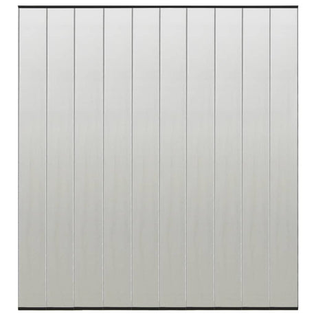Vidaxl Fly Vorhang 10-teilig 240 x 240 cm Mesh Schwarz