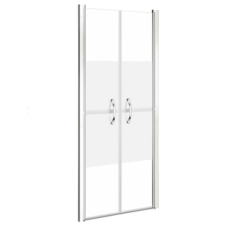 VIDAXL -Duschtür 86x190 cm ESG Halfmat
