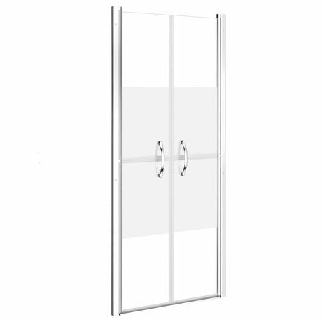 VIDAXL -Duschtür 91x190 cm ESG Halfmat