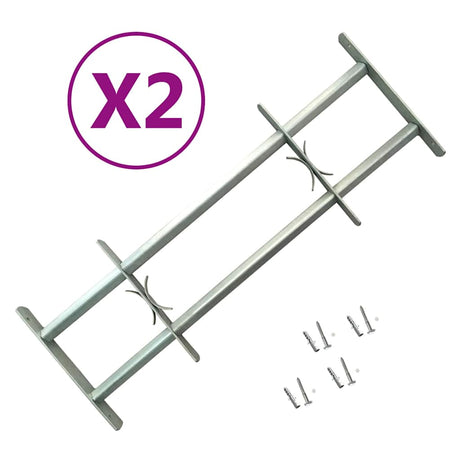 Vidaxx Fenstersicherung verstellbar 2 Stk. 700-1050 mm