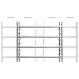 VIDAXL-Fensterschutz einstellbar 2 ST 1000-1500 mm