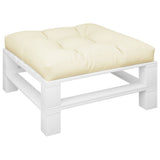 VIDAXL -Palettenkissen 80x80x12 cm Stoffcrème -Colored