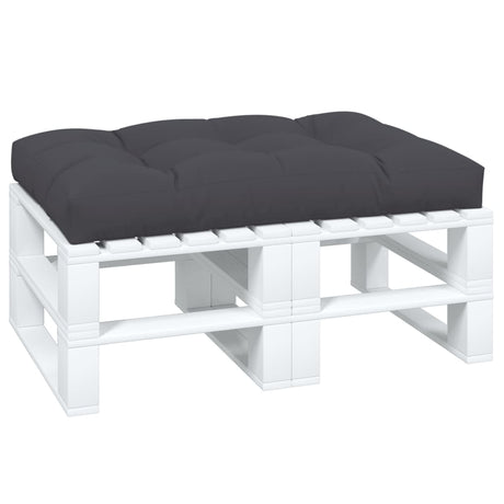 VIDAXL -Palettenkissen 120x80x12 cm Stoffanthrazit -Verschärfen