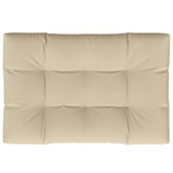 VIDAXL -Palettenkissen 120x80x12 cm Stoff Beige