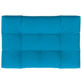 Vidaxl Palettenkissen 120x80x12 cm Stoff blau