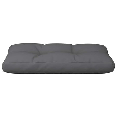 Vidaxl palletkussen 70x40x12 cm stof antracietkleurig