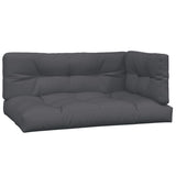 VIDAXL -Palettenkissen 3 ST Fabric Anthrazit -gelenkt