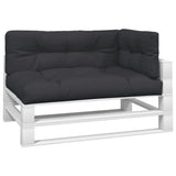 Vidaxl Palettenkissen 3 St. Stoff schwarz