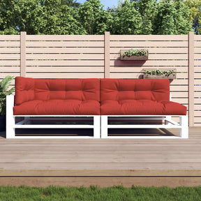Vidaxl Palettenkissen 5 St. Stoff rot