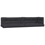 Vidaxl Palettenkissen 5 St. Stoff schwarz